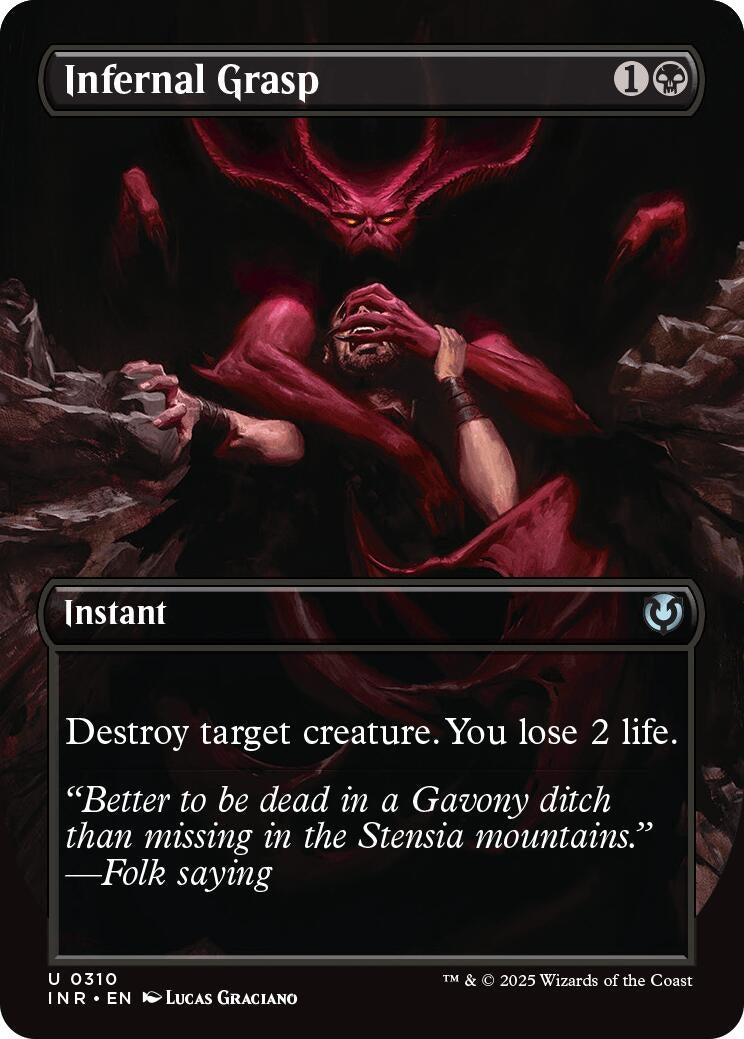 Image for Infernal Grasp (Borderless) (310) - Magic: The Gathering
