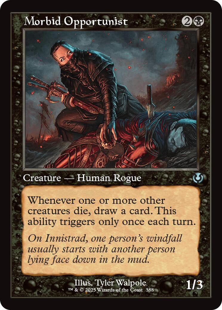 Image for Morbid Opportunist (Retro Frame) (388) - Magic: The Gathering