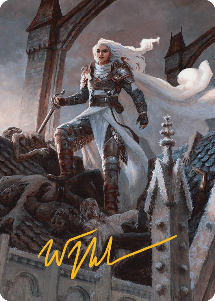 Image for Thalia, Heretic Cathar Art Card (Gold-Stamped Signature) (2) (ASINR) - Magic: The Gathering