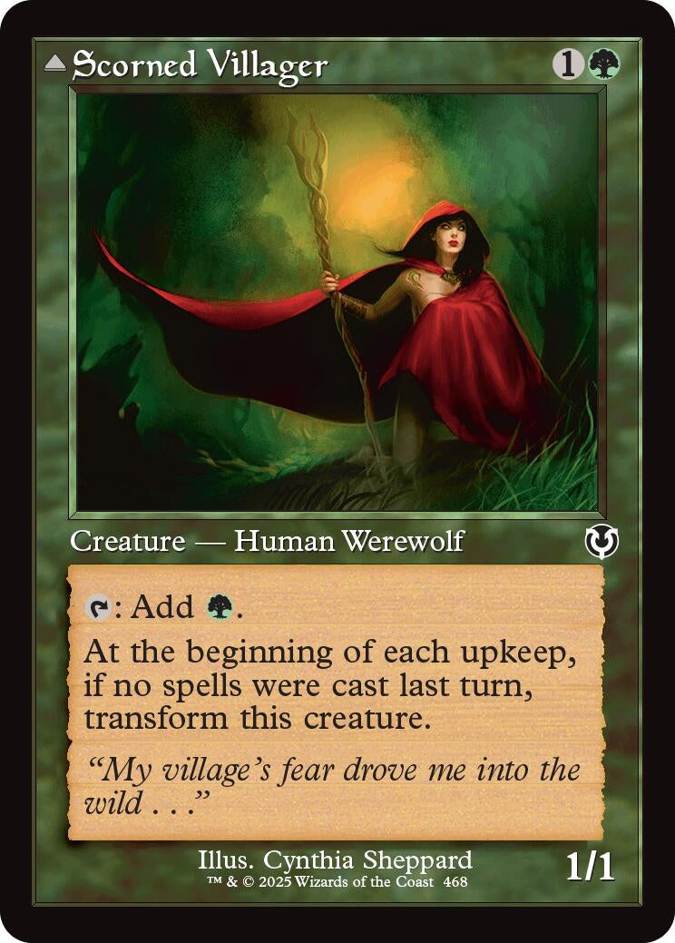 Image for Scorned Villager (Retro Frame) (468) - Magic: The Gathering