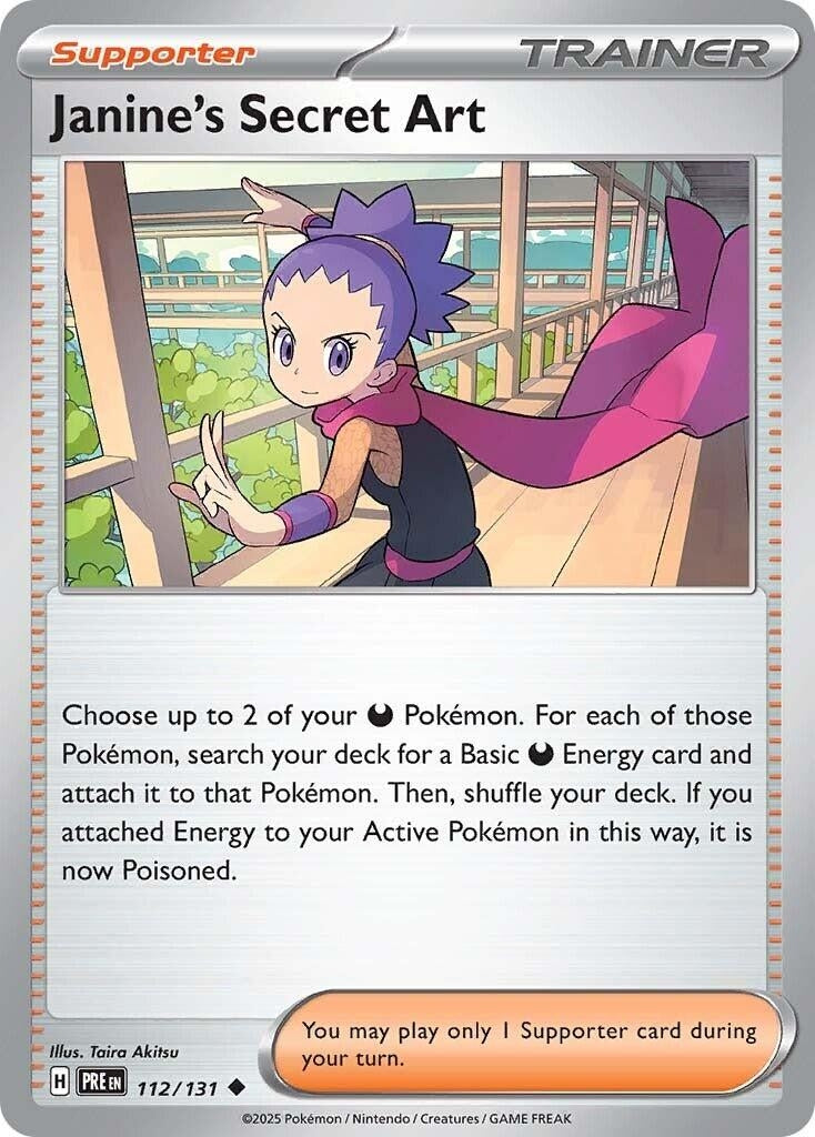 Image for Janine's Secret Art (112/131) (PRE) - Pokemon