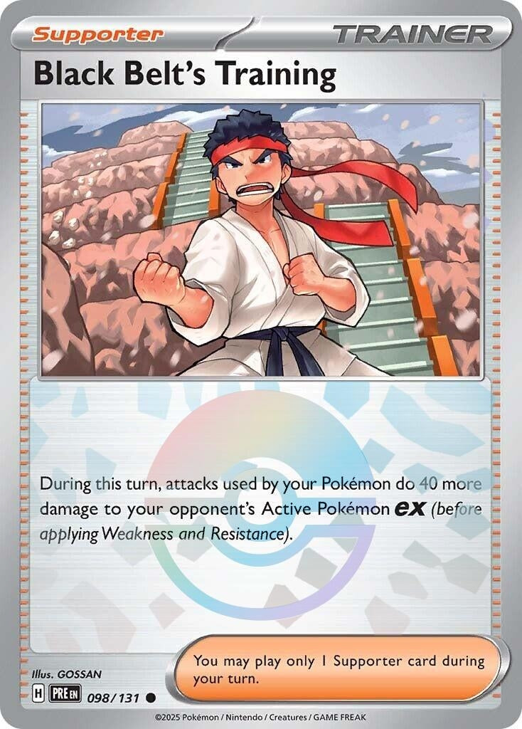 Image for Black Belt's Training - 098/131 (Poke Ball Pattern) (098/131) (PRE) - Pokemon