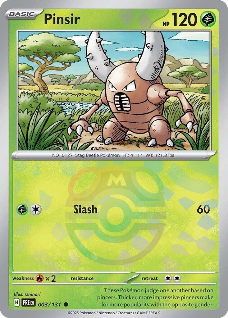 Image for Pinsir (Master Ball Pattern) (003/131) (PRE) - Pokemon