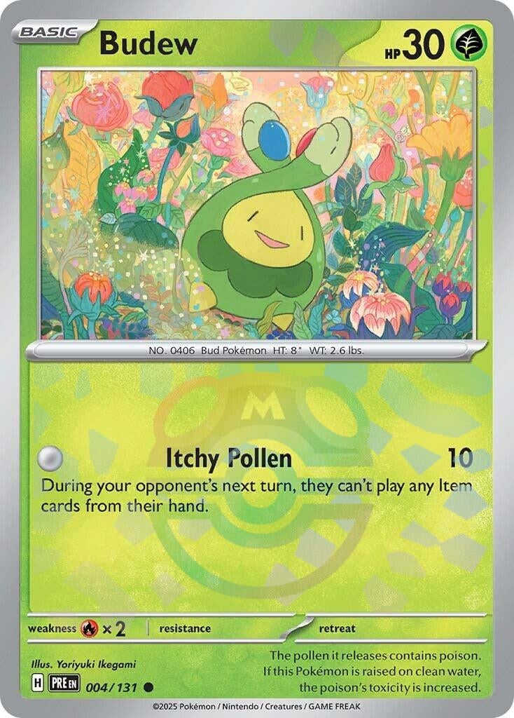 Image for Budew (Master Ball Pattern) (004/131) (PRE) - Pokemon