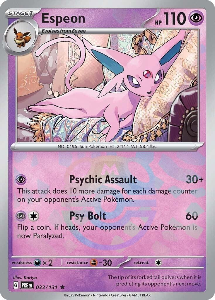 Image for Espeon (Master Ball Pattern) (033/131) (PRE) - Pokemon