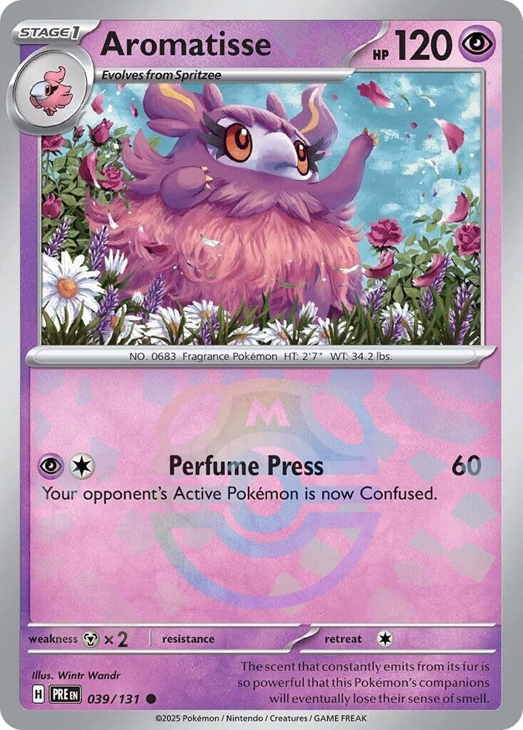 Image for Aromatisse (Master Ball Pattern) (039/131) (PRE) - Pokemon