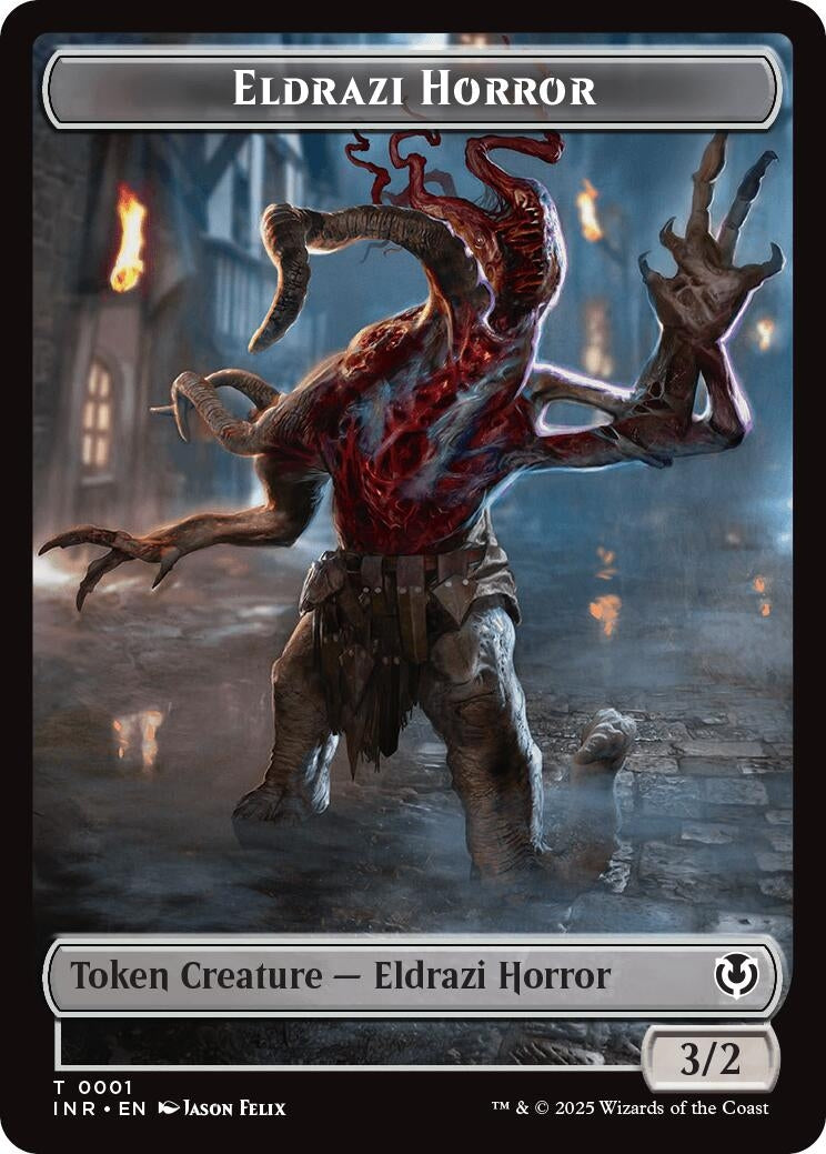 Image for Eldrazi Horror // Human Soldier (0003) Double-Sided Token (1 // 3) - Magic: The Gathering