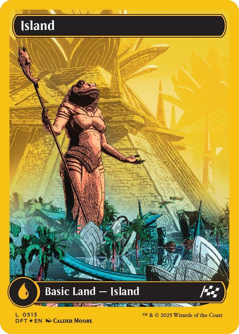 Image for Island (0513) (First-Place Foil) (513) (DFT) - Magic: The Gathering