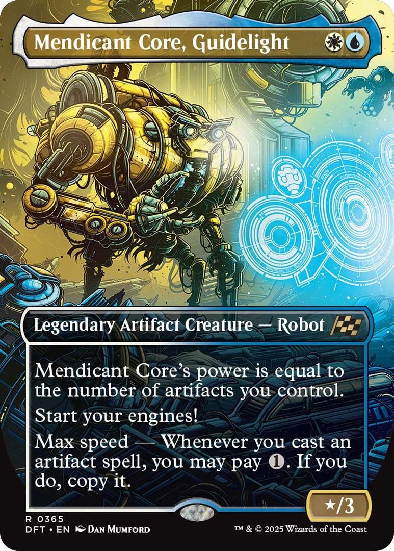 Image for Mendicant Core, Guidelight (Borderless) (365) (DFT) - Magic: The Gathering