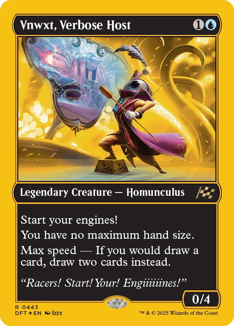 Image for Vnwxt, Verbose Host (First-Place Foil) (443) (DFT) - Magic: The Gathering