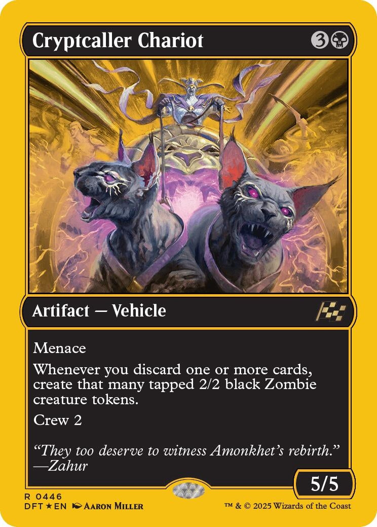 Image for Cryptcaller Chariot (First-Place Foil) (446) - Magic: The Gathering