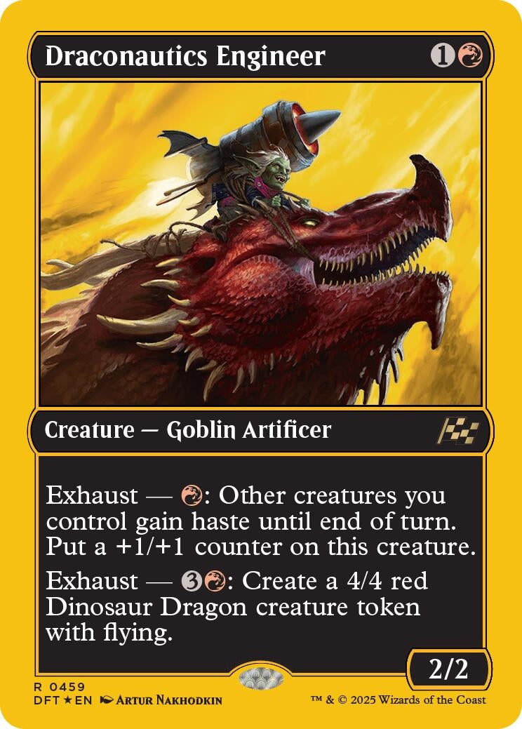 Image for Draconautics Engineer (First-Place Foil) (459) - Magic: The Gathering