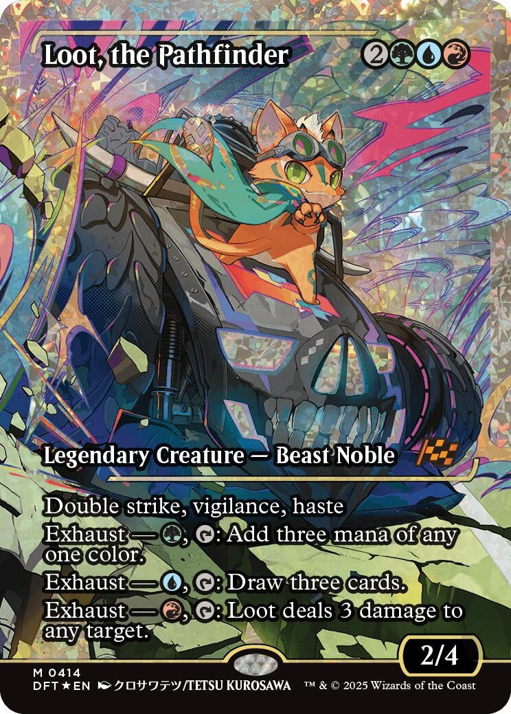 Image for Loot, the Pathfinder (Showcase) (Fracture Foil) (414) - Magic: The Gathering