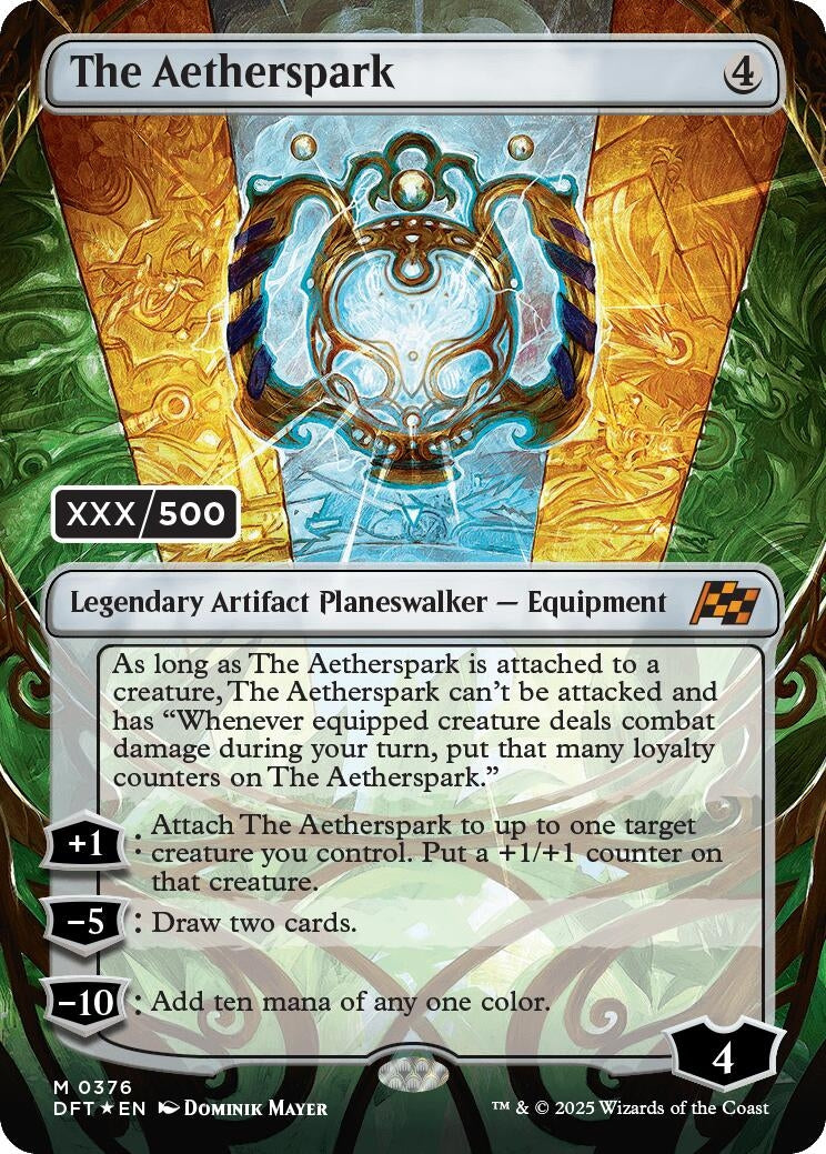 Image for The Aetherspark (Serial Numbered) (376) (DFT) - Magic: The Gathering