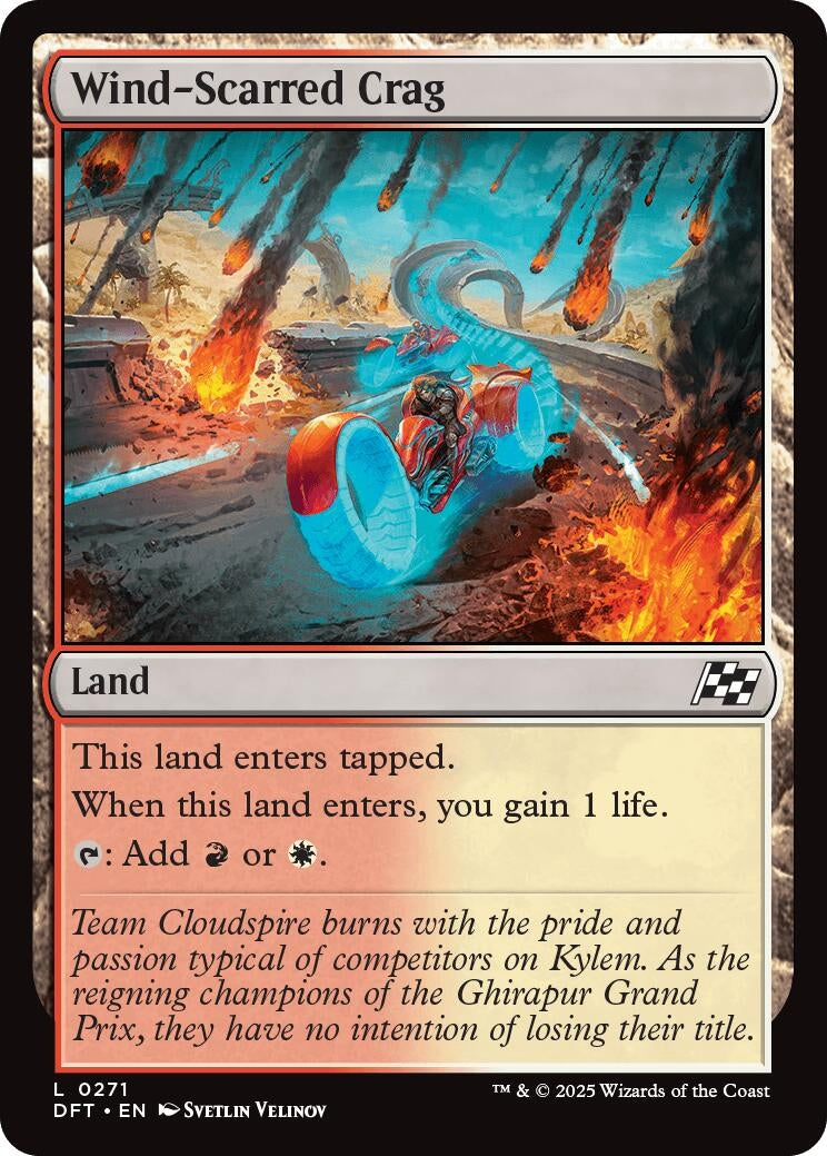Image for Wind-Scarred Crag (271) - Magic: The Gathering
