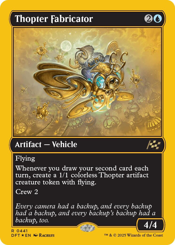 Image for Thopter Fabricator (First-Place Foil) (441) - Magic: The Gathering