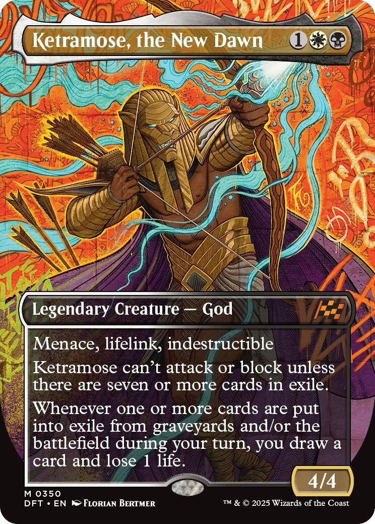 Image for Ketramose, the New Dawn (Borderless) (350) (DFT) - Magic: The Gathering