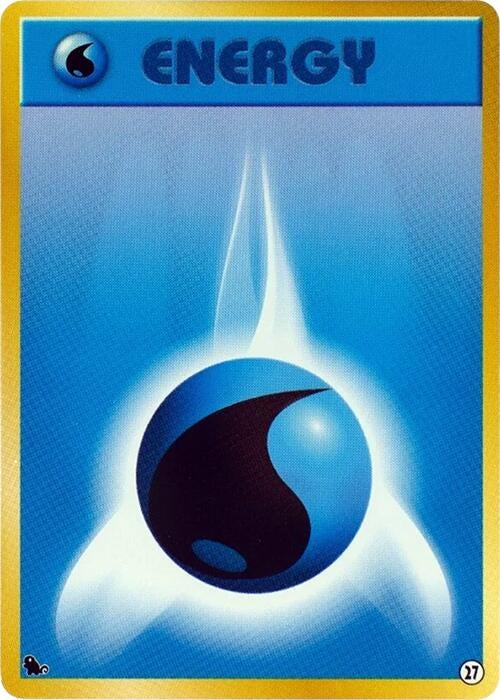 Image for Basic Water Energy - 27 (27) - Pokemon Japan