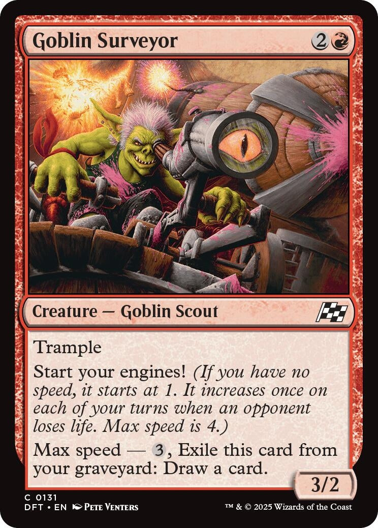 Image for Goblin Surveyor (131) (DFT) - Magic: The Gathering