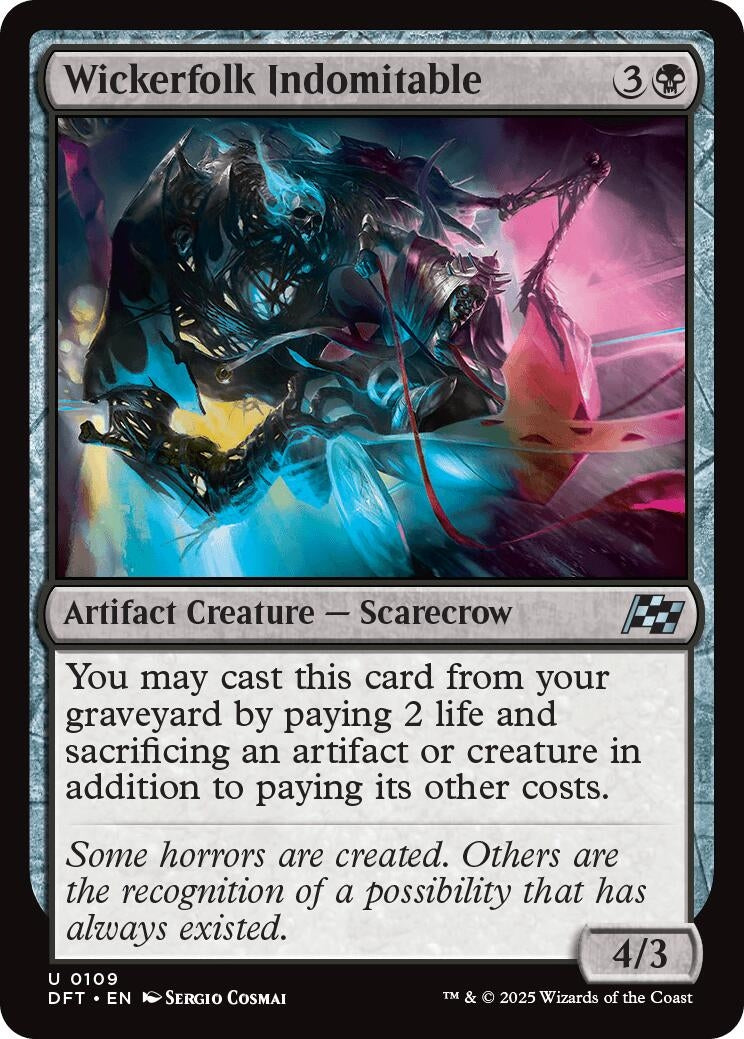 Image for Wickerfolk Indomitable (109) (DFT) - Magic: The Gathering