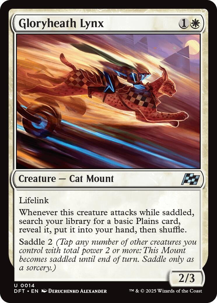 Image for Gloryheath Lynx (14) (DFT) - Magic: The Gathering
