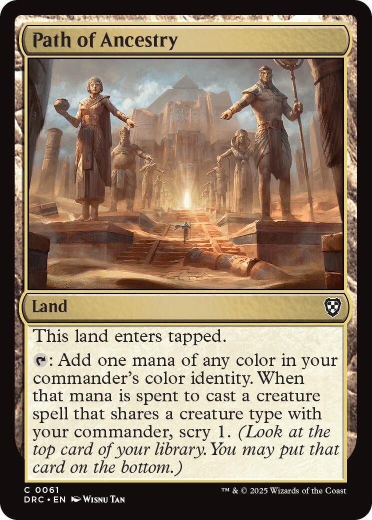 Image for Path of Ancestry (0061) (61) - Magic: The Gathering