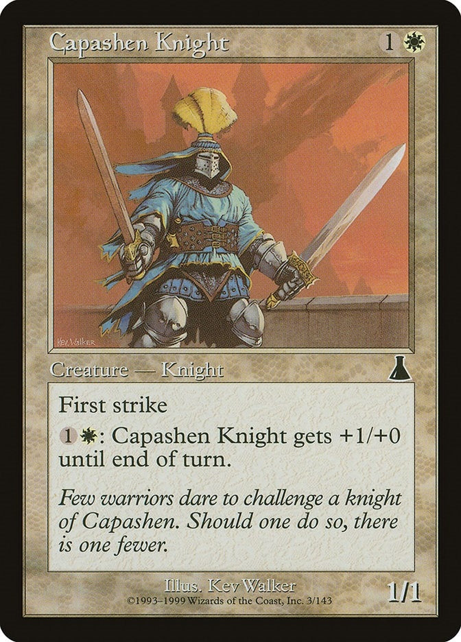 Image for Capashen Knight (3) - Magic: The Gathering