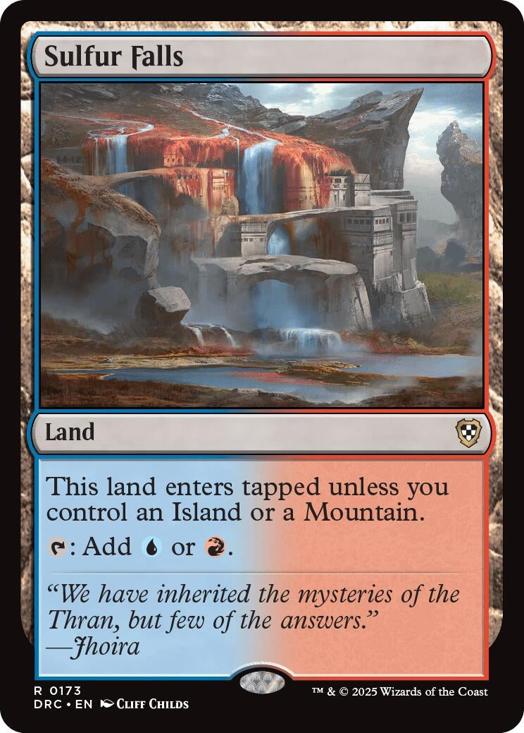 Image for Sulfur Falls (173) (DRC) - Magic: The Gathering