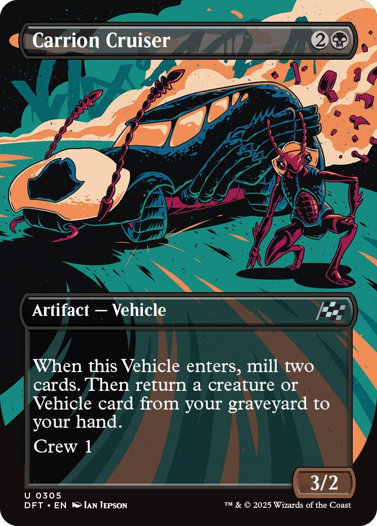 Image for Carrion Cruiser (Borderless) (305) (DFT) - Magic: The Gathering