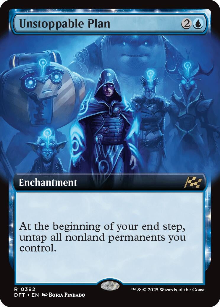 Image for Unstoppable Plan (Extended Art) (382) - Magic: The Gathering