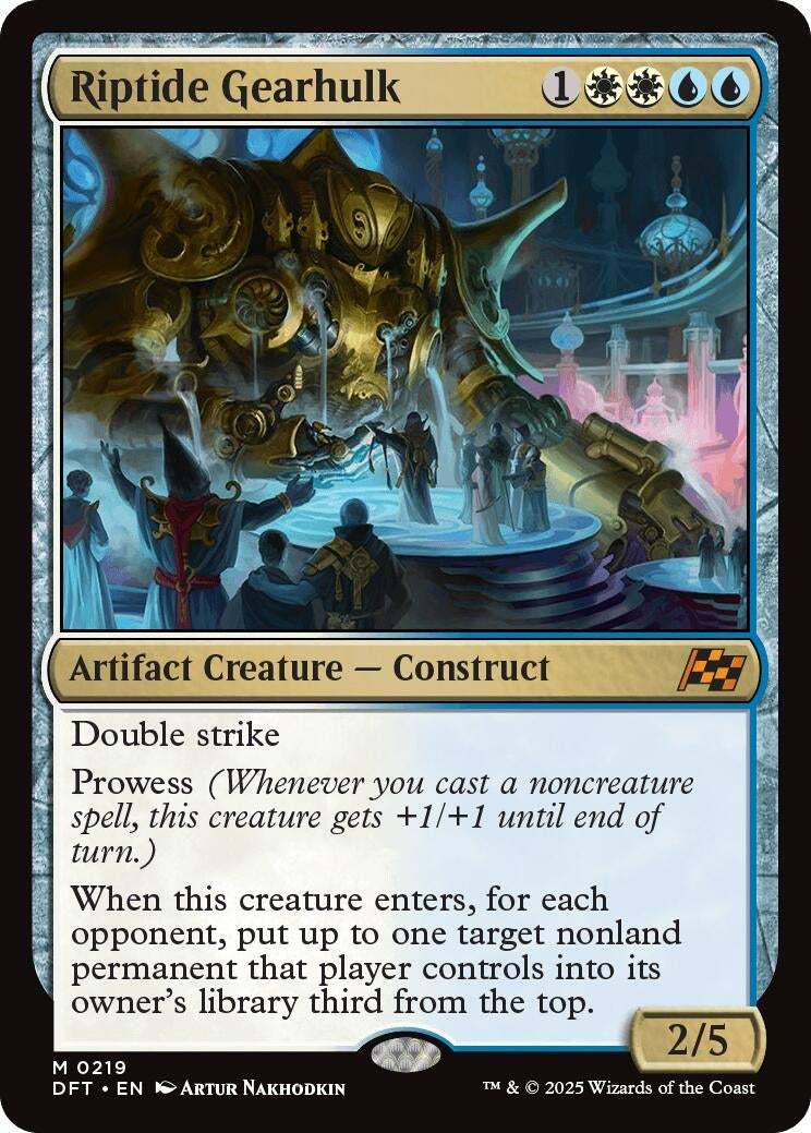Image for Riptide Gearhulk (219) (DFT) - Magic: The Gathering