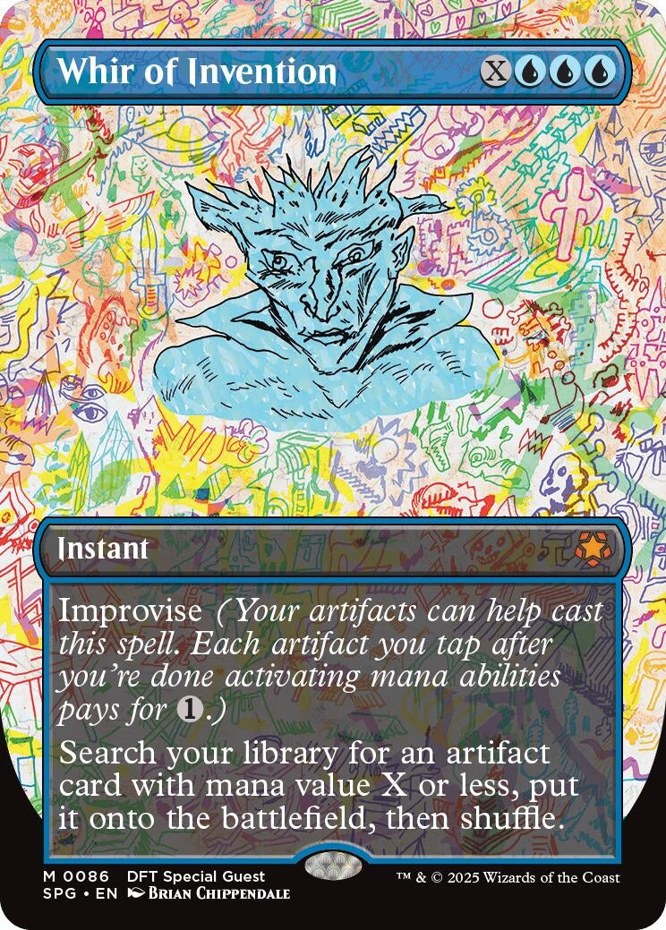 Image for Whir of Invention (Borderless) (86) - Magic: The Gathering