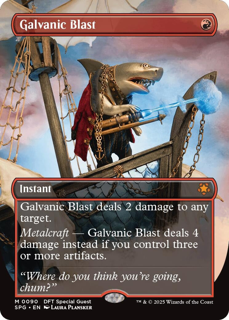 Image for Galvanic Blast (Borderless) (90) - Magic: The Gathering