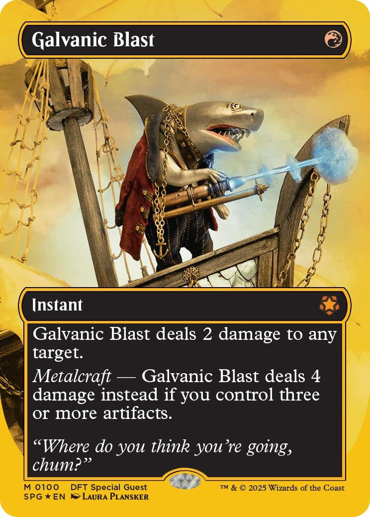 Image for Galvanic Blast (Borderless) (First-Place Foil) (100) - Magic: The Gathering