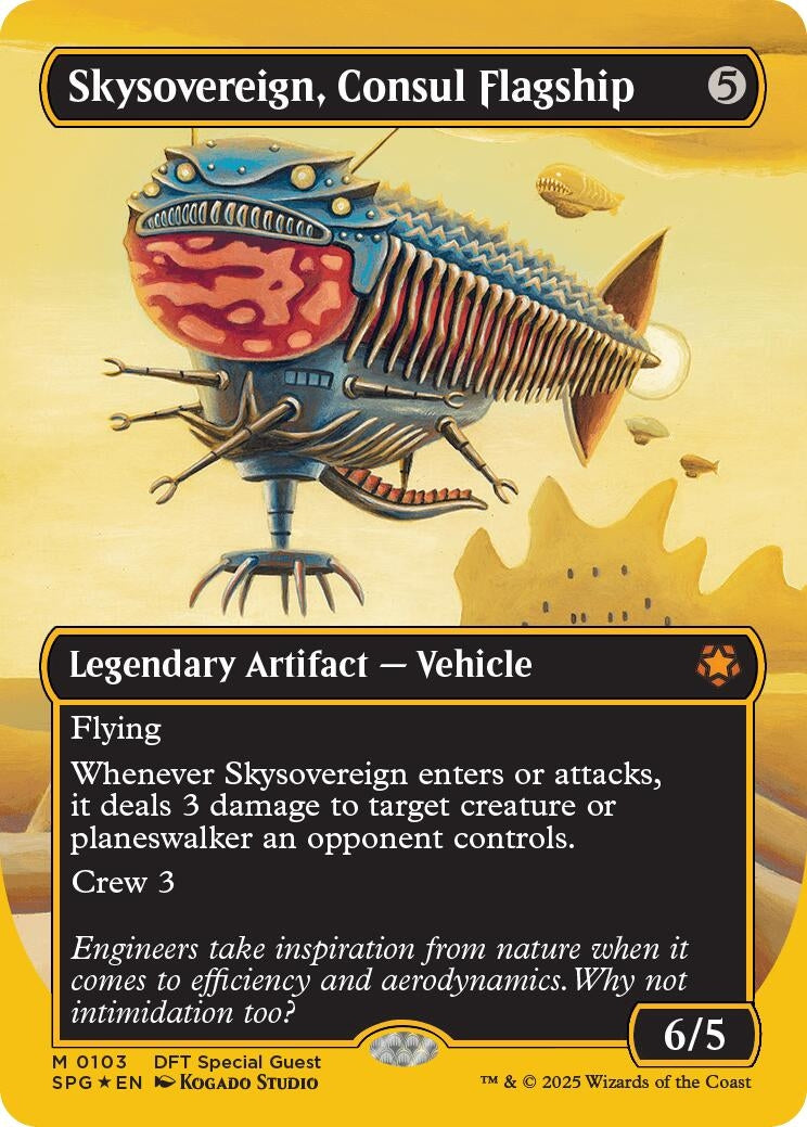 Image for Skysovereign, Consul Flagship (First-Place Foil) (103) - Magic: The Gathering