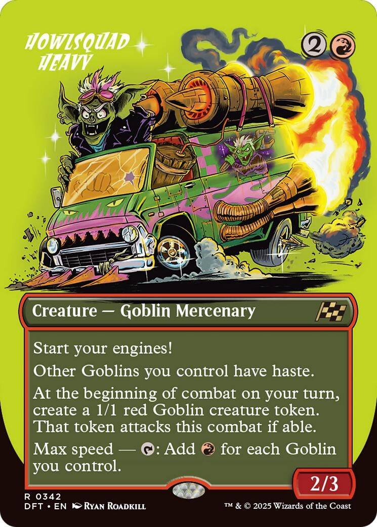 Image for Howlsquad Heavy (Borderless) (342) (DFT) - Magic: The Gathering