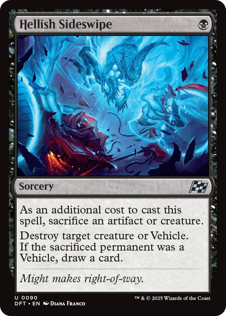Image for Hellish Sideswipe (90) (DFT) - Magic: The Gathering