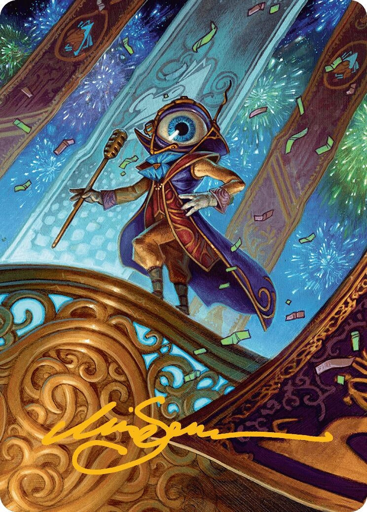 Image for Vnwxt, Verbose Host Art Card (Gold-Stamped Signature) (8) (ASDFT) - Magic: The Gathering