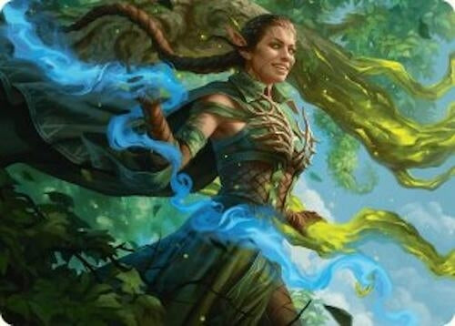 Image for Nissa, Worldsoul Speaker Art Card (31) (ASDFT) - Magic: The Gathering