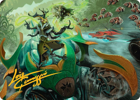 Image for Aatchik, Emerald Radian Art Card (15/54) (Gold-Stamped Signature) (15) (ASDFT) - Magic: The Gathering