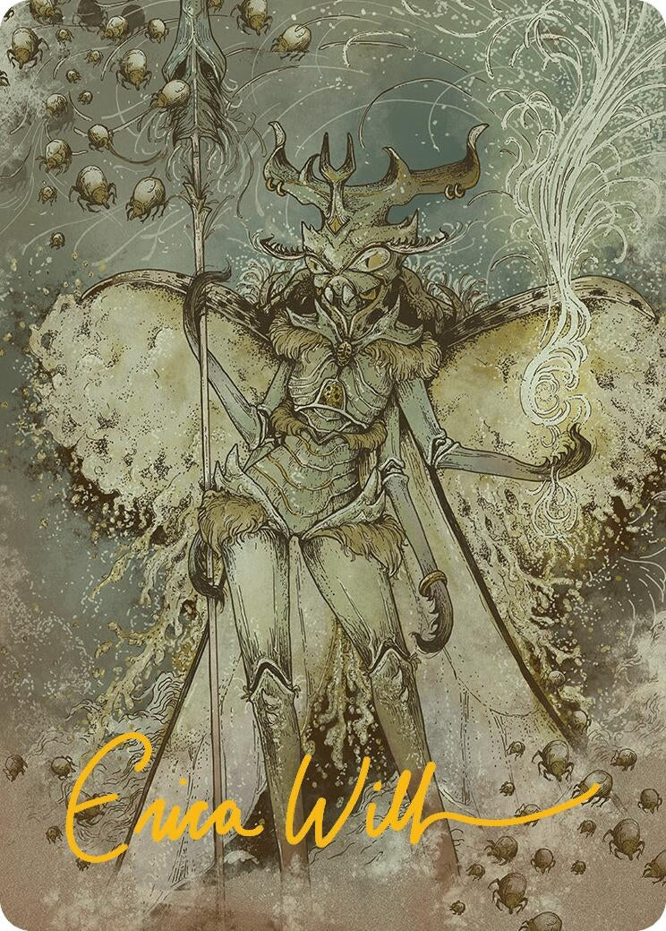 Image for Aatchik, Emerald Radian Art Card (6/54) (Gold-Stamped Signature) (6) (ASDFT) - Magic: The Gathering
