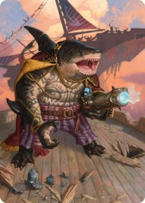 Image for Captain Howler, Sea Scourge Art Card (4/54) (4) (ASDFT) - Magic: The Gathering