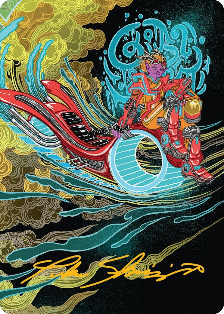 Image for Cloudspire Skycycle Art Card (Gold-Stamped Signature) (44) (ASDFT) - Magic: The Gathering