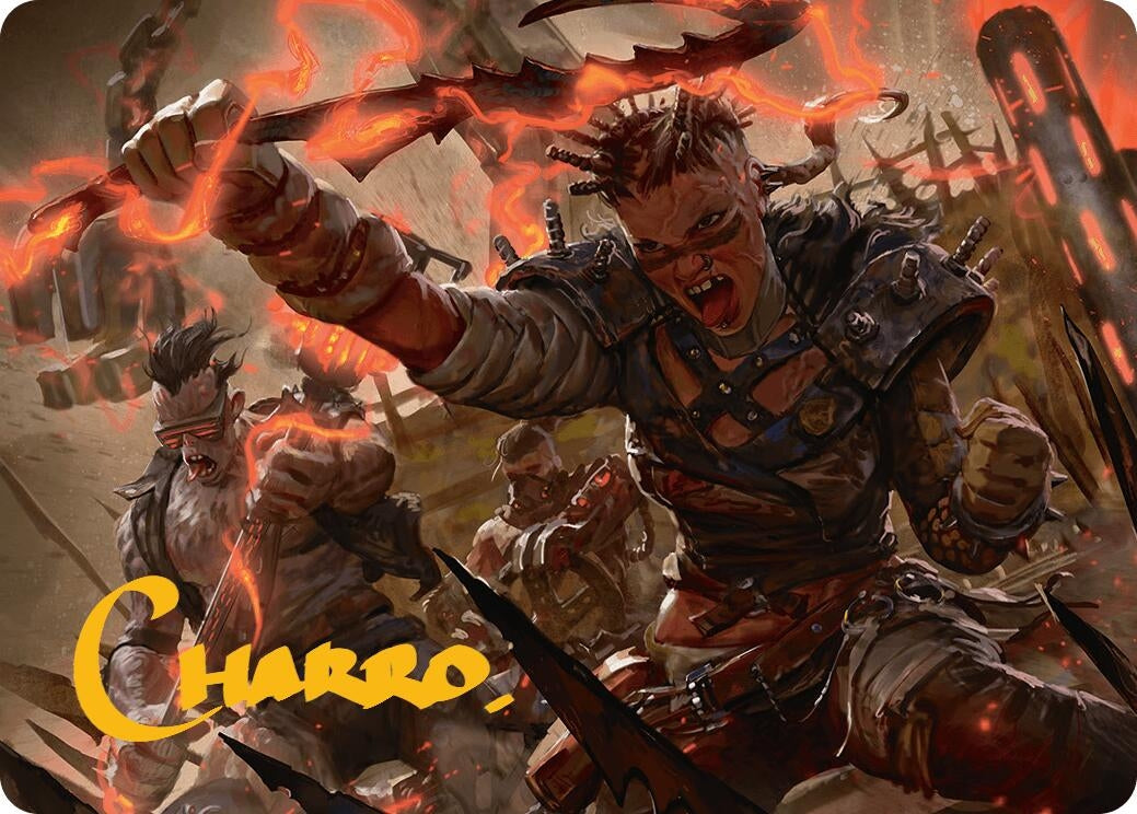 Image for Far Fortune, End Boss Art Card (11/54) (Gold-Stamped Signature) (11) (ASDFT) - Magic: The Gathering