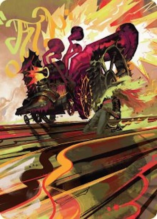 Image for Rocketeer Boostbuggy Art Card (49) (ASDFT) - Magic: The Gathering