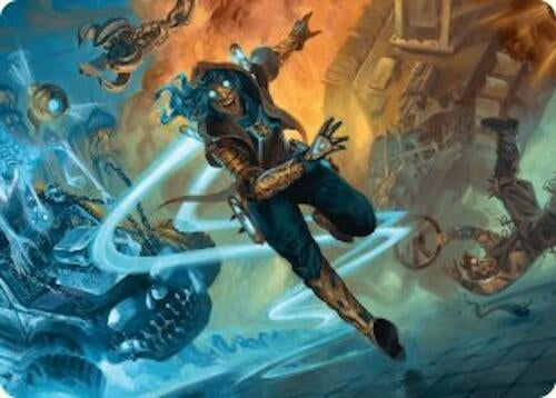 Image for Sita Varma, Masked Racer Art Card (26) - Magic: The Gathering