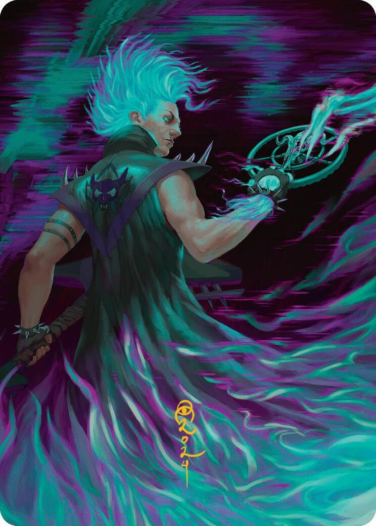Image for Winter, Cursed Rider Art Card (Gold-Stamped Signature) (7) (ASDFT) - Magic: The Gathering
