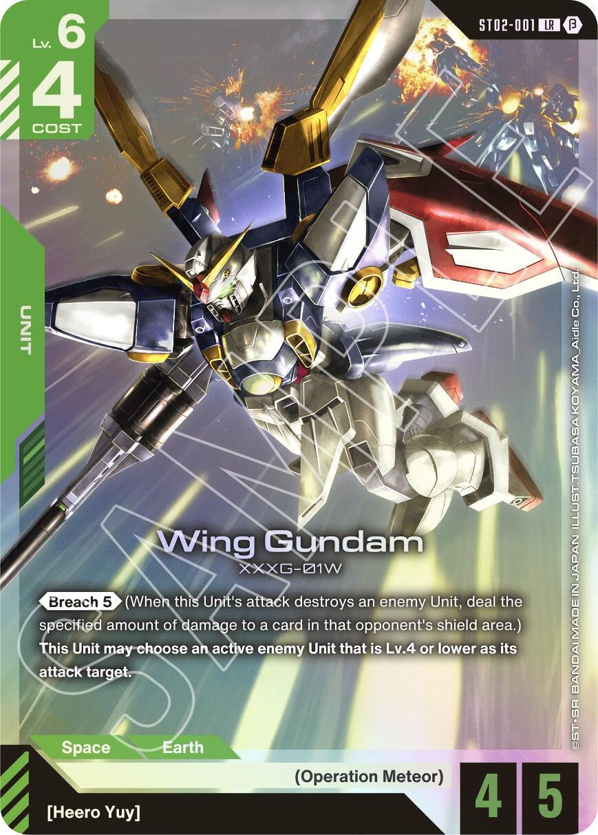 Image for Wing Gundam (ST02-001) (ST02-001) (GD01_b) - Gundam Card Game