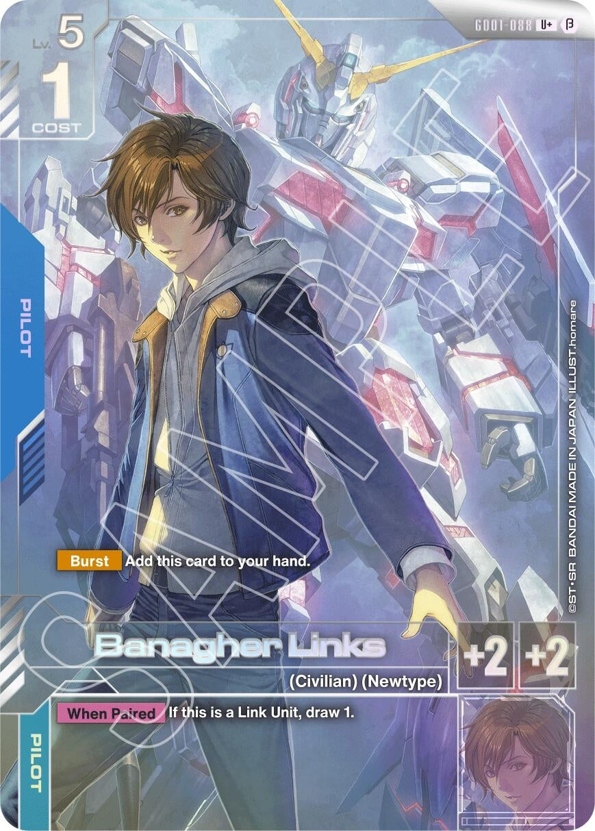 Image for Banagher Links (U+) (GD01-088) (GD01_b) - Gundam Card Game