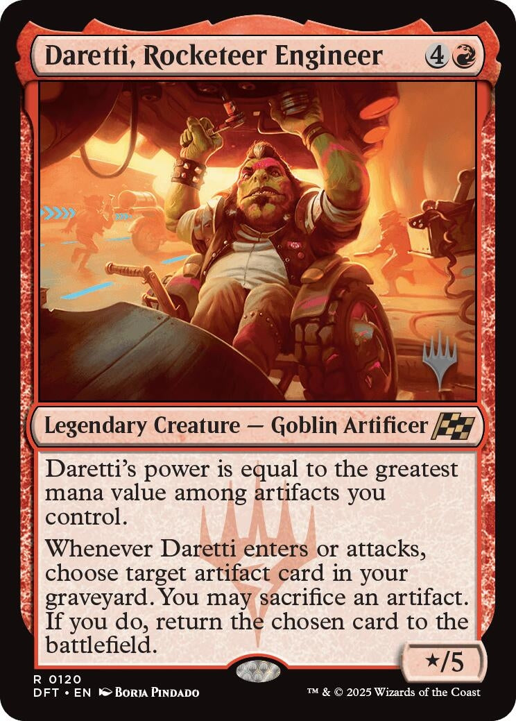 Image for Daretti, Rocketeer Engineer (120) - Magic: The Gathering